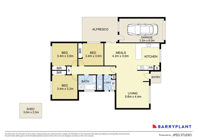 Floorplan of Homely house listing, 3 Mankina Circuit, Delahey VIC 3037
