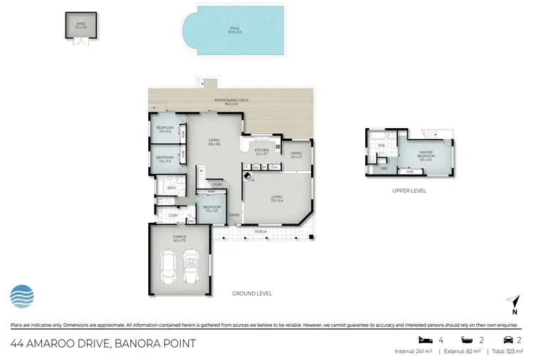 Floorplan of Homely house listing, 44 Amaroo Drive, Banora Point NSW 2486
