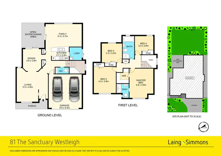 Floorplan of Homely house listing, 81 The Sanctuary, Westleigh NSW 2120