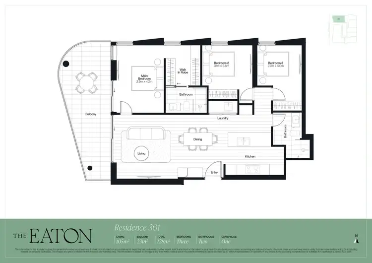 Floorplan of Homely apartment listing, 301/13 Colley Terrace, Glenelg SA 5045