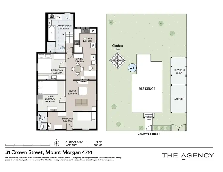 Floorplan of Homely house listing, 31 Crown Street, Mount Morgan QLD 4714
