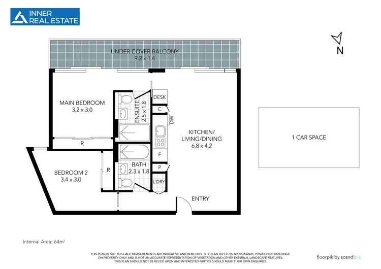 Floorplan of Homely apartment listing, 1406/152 Sturt Street, Southbank VIC 3006