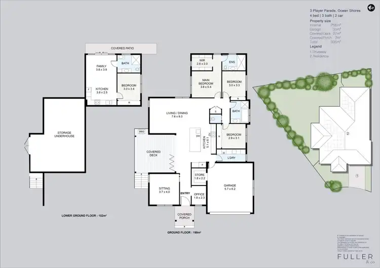 Floorplan of Homely house listing, 3 Player Parade, Ocean Shores NSW 2483
