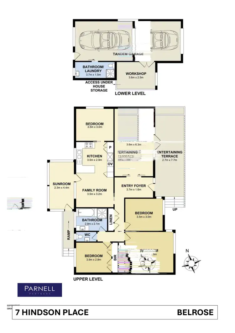 Floorplan of Homely house listing, 7 Hindson Place, Belrose NSW 2085