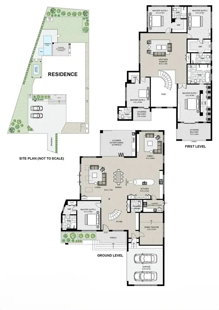 Floorplan of Homely house listing, 6 Bennett Place, Castle Hill NSW 2154