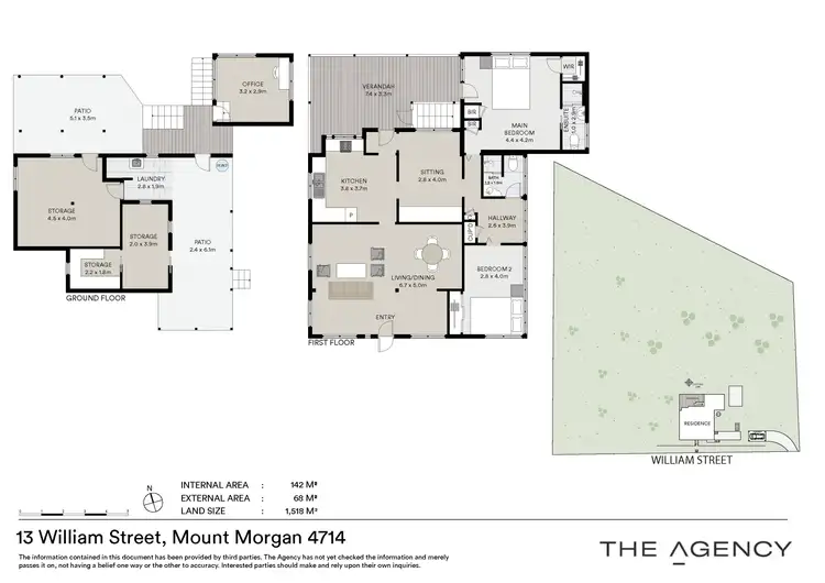 Floorplan of Homely house listing, 13 William Street, Mount Morgan QLD 4714