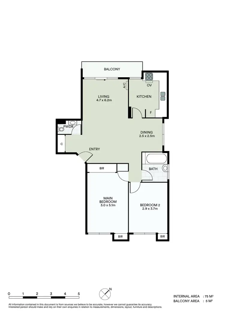Floorplan of Homely apartment listing, 13/313 Beaconsfield Parade, St Kilda West VIC 3182