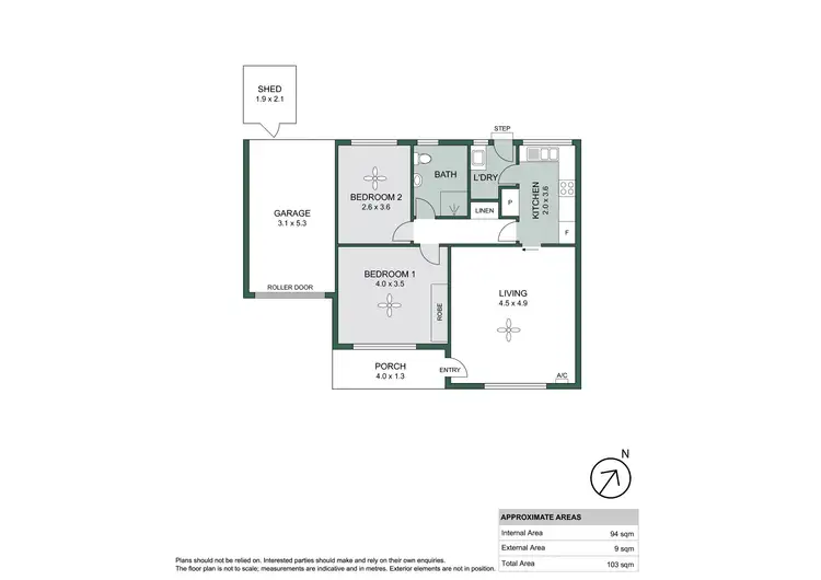 Floorplan of Homely unit listing, 4/11 Lurline Street, Gilles Plains SA 5086