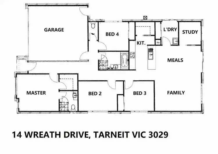 Floorplan of Homely house listing, 14 Wreath Drive, Tarneit VIC 3029