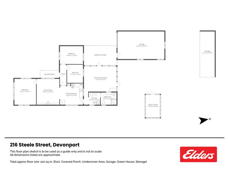 Floorplan of Homely house listing, 216 Steele Street, Devonport TAS 7310