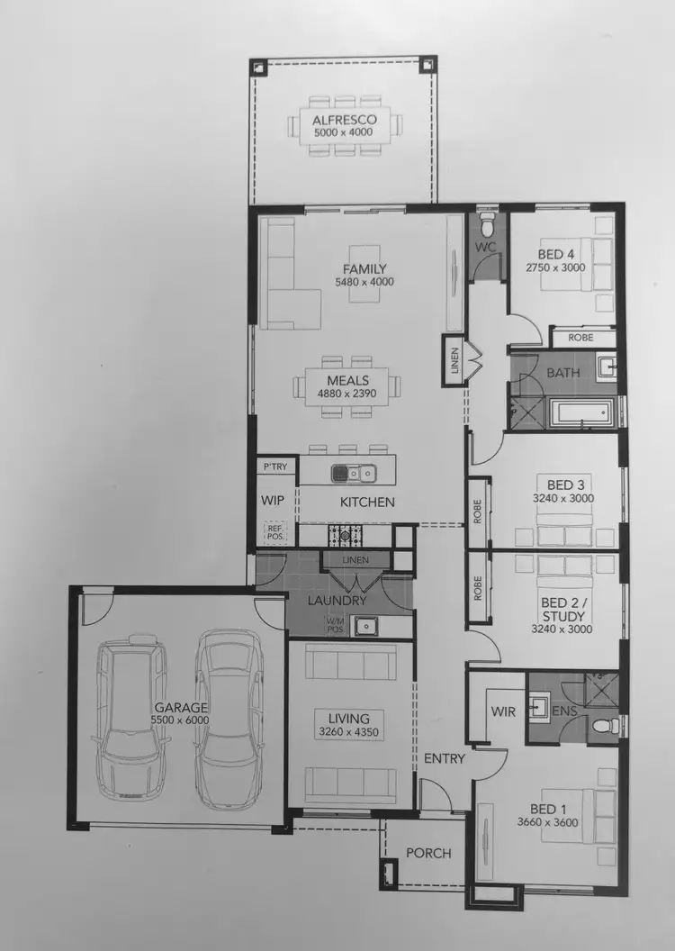 Floorplan of Homely house listing, 41 Blackman Drive, Warragul VIC 3820