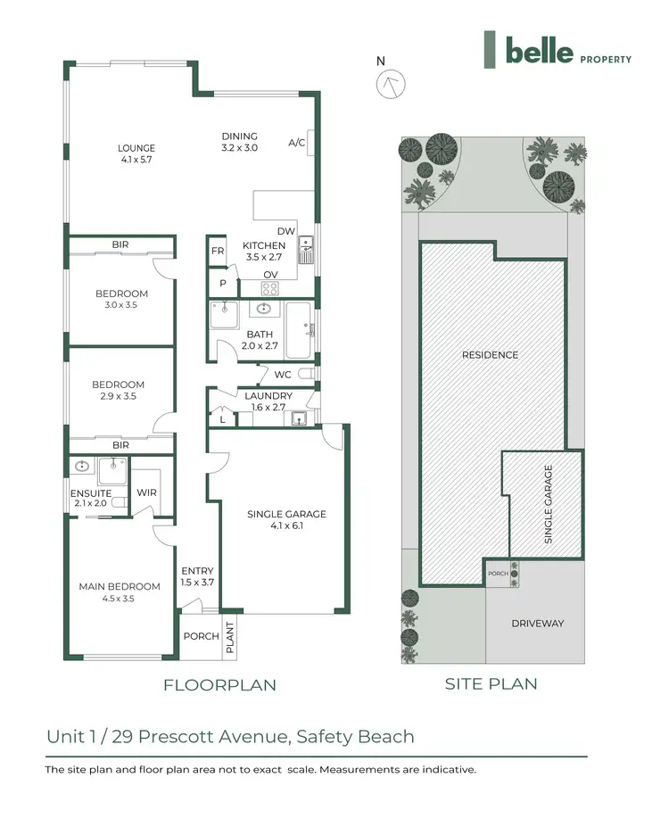 Floorplan of Homely unit listing, 1/29 Prescott Avenue, Safety Beach VIC 3936