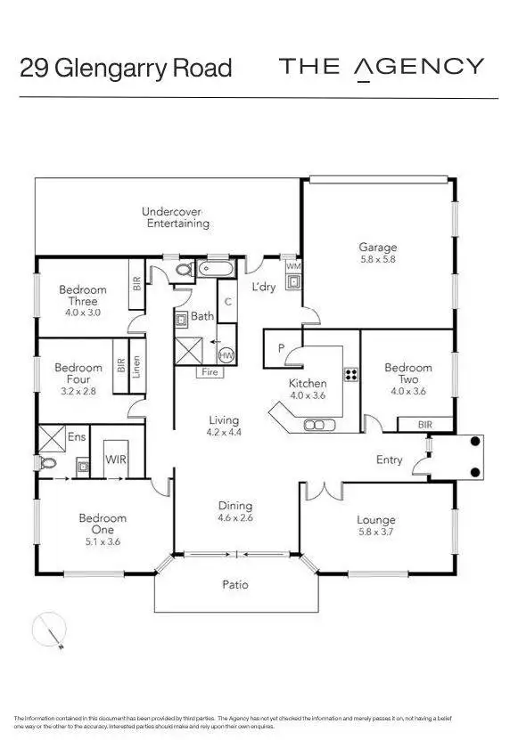 Floorplan of Homely rural property listing, 29 Glengarry Road, Glengarry TAS 7275