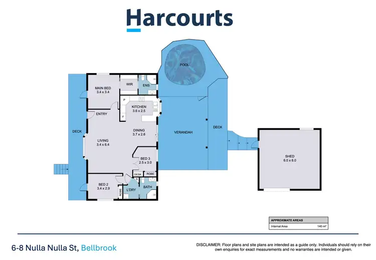 Floorplan of Homely house listing, 6-8 Nulla Nulla Street, Bellbrook NSW 2440