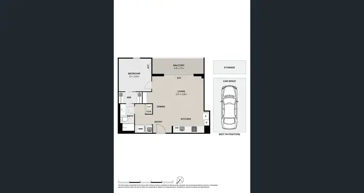 Floorplan of Homely apartment listing, 8/1161 Nepean Highway, Highett VIC 3190
