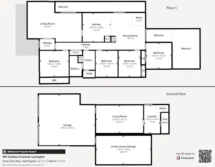 Floorplan of Homely house listing, 405 Carlma Crescent, Lavington NSW 2641