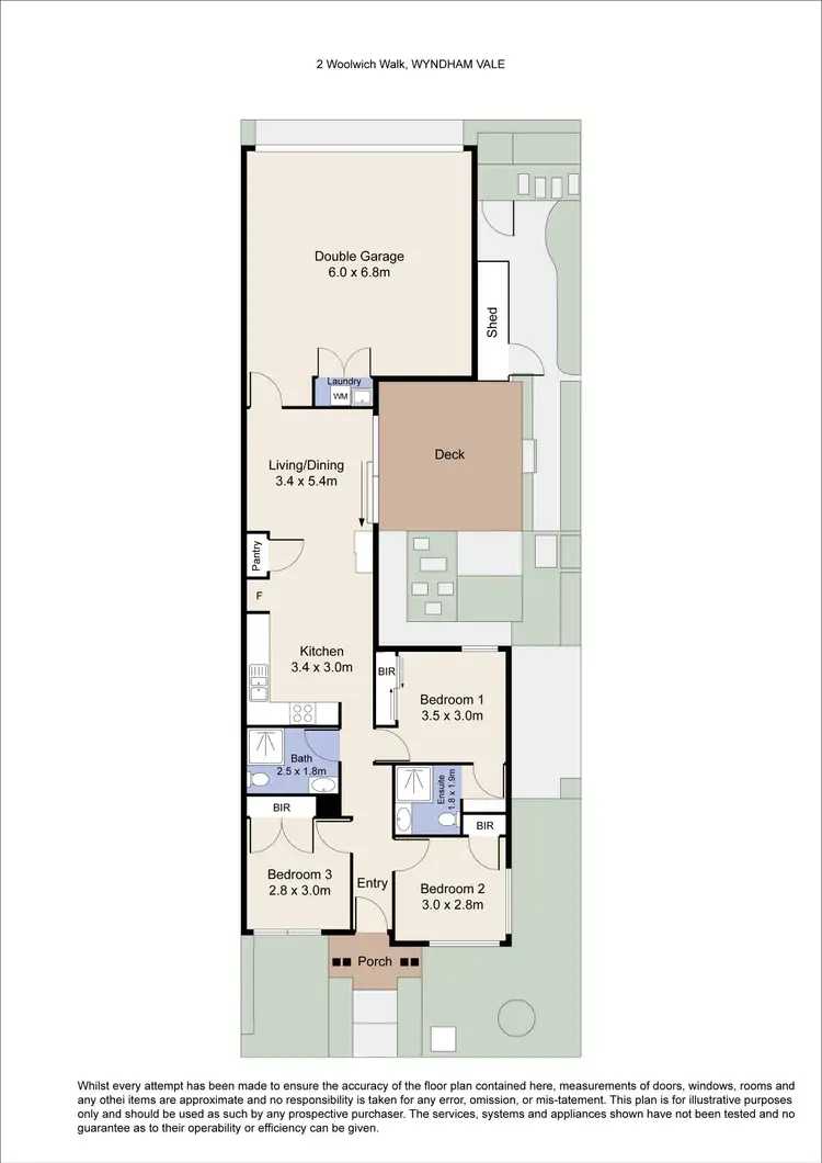 Floorplan of Homely house listing, 2 Woolwich Walk, Wyndham Vale VIC 3024
