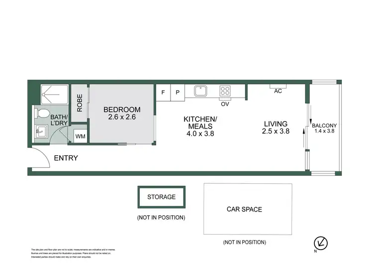 Floorplan of Homely apartment listing, 506/99 Dow Street, Port Melbourne VIC 3207