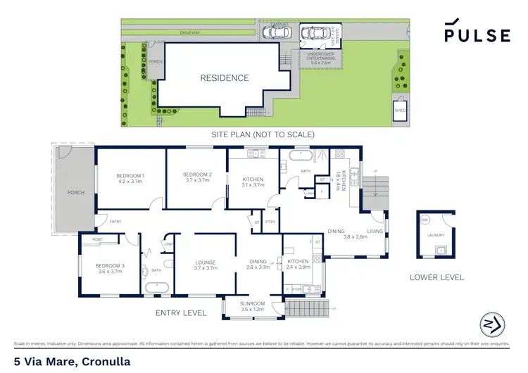 Floorplan of Homely house listing, 5 Via Mare, Cronulla NSW 2230