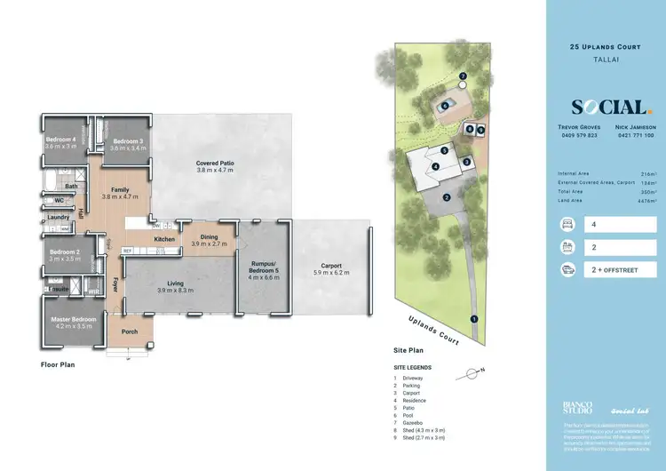 Floorplan of Homely house listing, 25 Uplands Court, Tallai QLD 4213