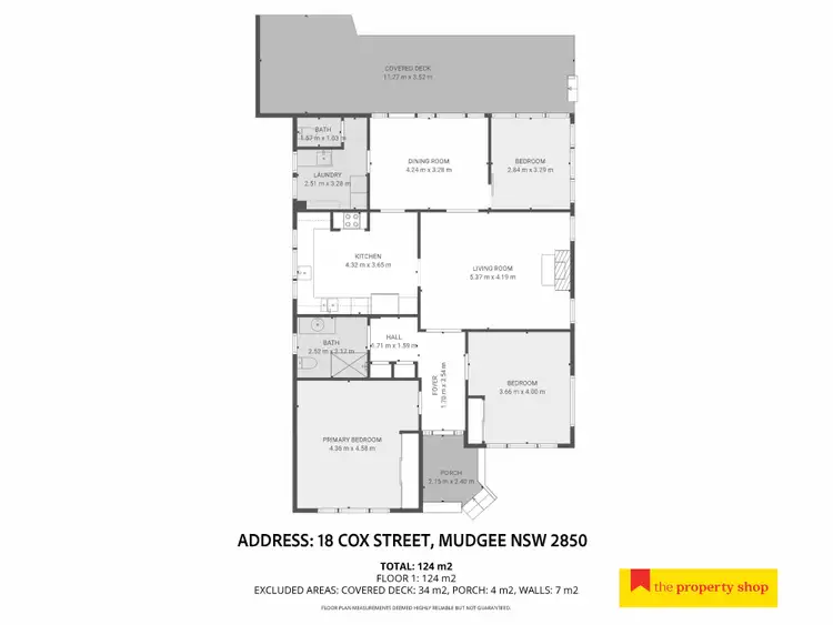 Floorplan of Homely house listing, 18 Cox Street, Mudgee NSW 2850