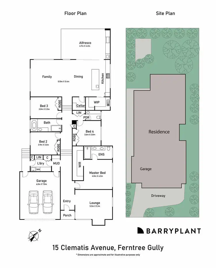 Floorplan of Homely house listing, 15 Clematis Avenue, Ferntree Gully VIC 3156