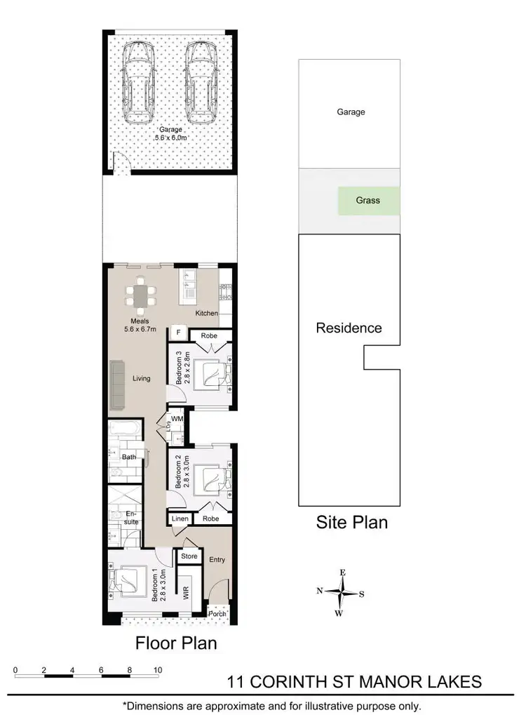 Floorplan of Homely house listing, 11 Corinth Street, Manor Lakes VIC 3024