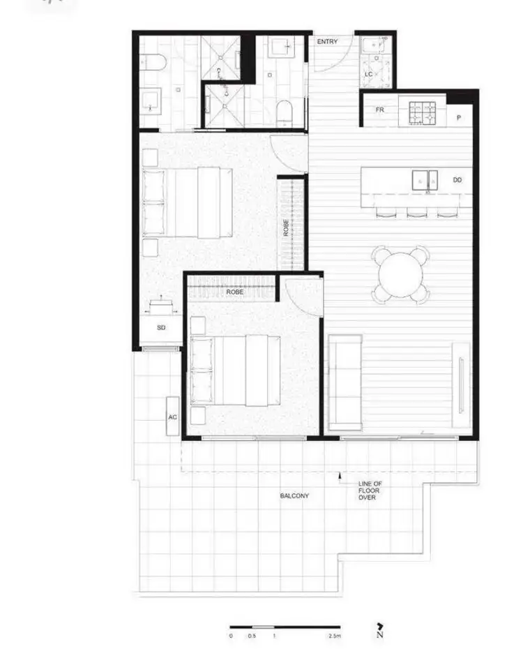 Floorplan of Homely apartment listing, 310/3 Mitchell Street, Doncaster East VIC 3109