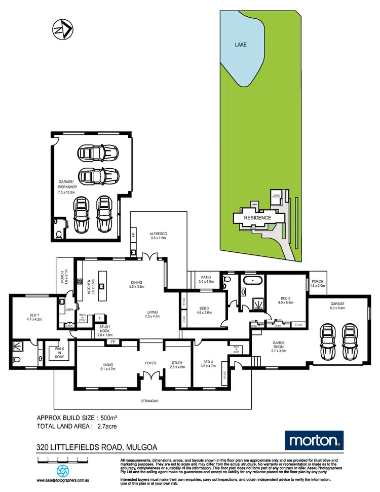 Floorplan of Homely house listing, 320 Littlefields Road, Mulgoa NSW 2745