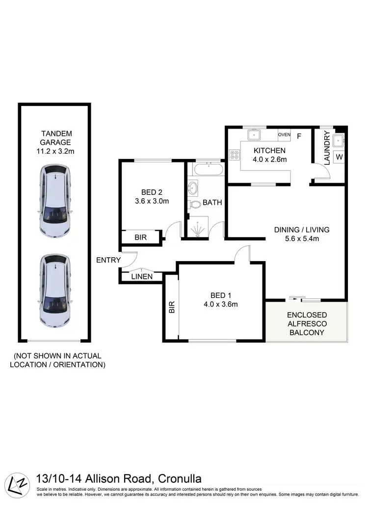 Floorplan of Homely unit listing, 13/10-14 Allison Road, Cronulla NSW 2230