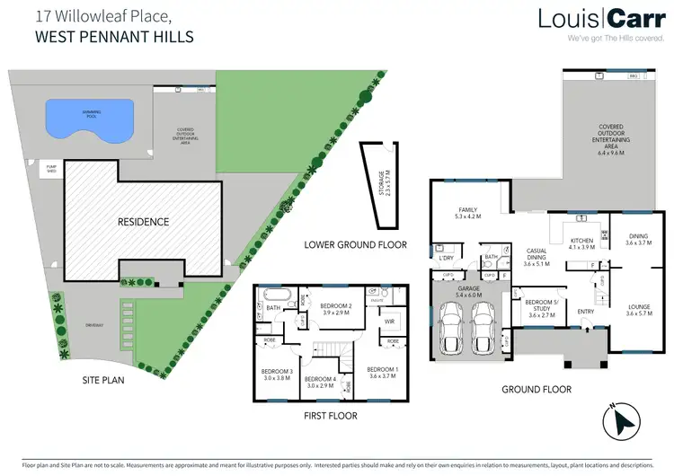 Floorplan of Homely house listing, 17 Willowleaf Place, West Pennant Hills NSW 2125
