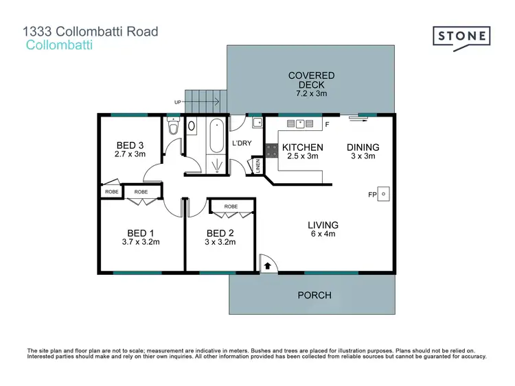 Floorplan of Homely rural property listing, 1333 Collombatti Road, Collombatti NSW 2440