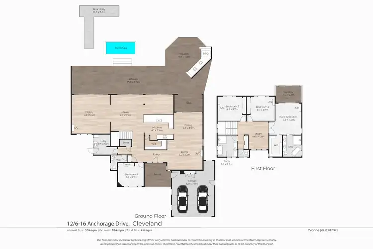 Floorplan of Homely house listing, 12/6-16 Anchorage Drive, Raby Bay QLD 4163