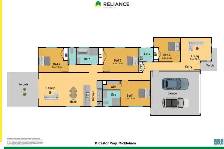 Floorplan of Homely house listing, 11 Castor Way, Mickleham VIC 3064