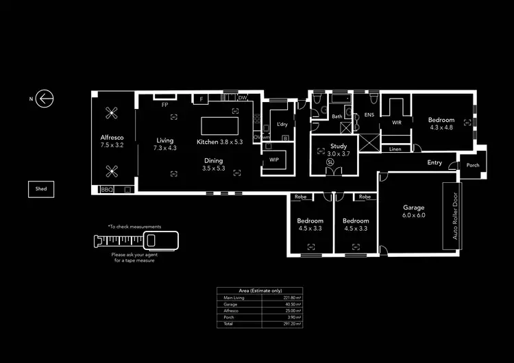 Floorplan of Homely house listing, 8A Flinders Parade, Flinders Park SA 5025