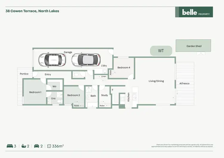 Floorplan of Homely house listing, 38 Cowen Terrace, North Lakes QLD 4509