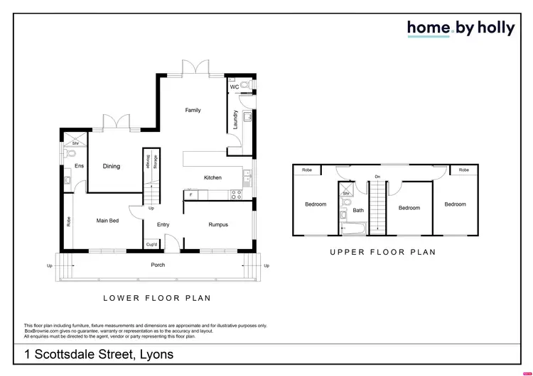 Floorplan of Homely house listing, 1 Scottsdale Street, Lyons ACT 2606