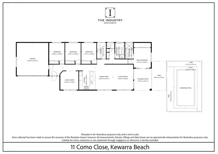 Floorplan of Homely house listing, 11 Como Close, Kewarra Beach QLD 4879