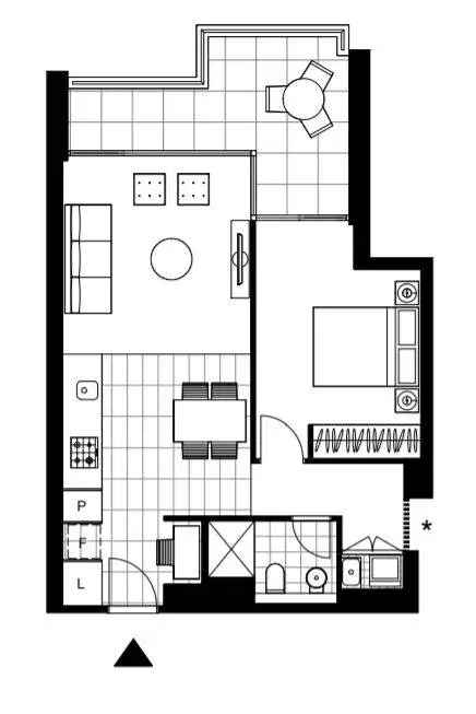 Floorplan of Homely apartment listing, 509/1 Cullen Close, Glebe NSW 2037