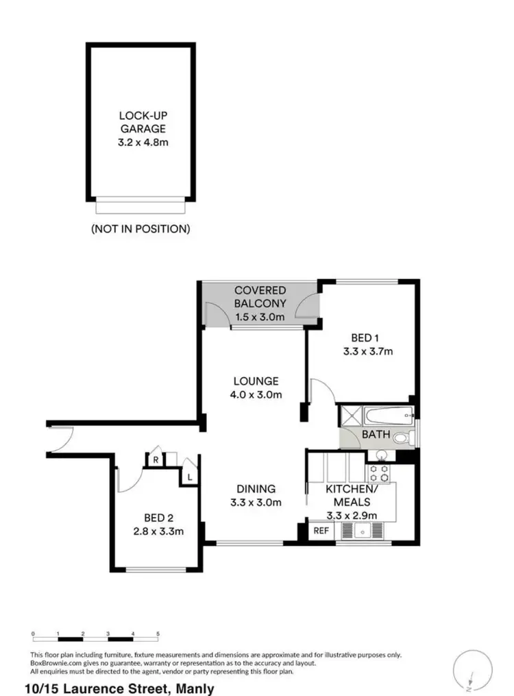Floorplan of Homely apartment listing, 10/15 Laurence Street, Manly NSW 2095