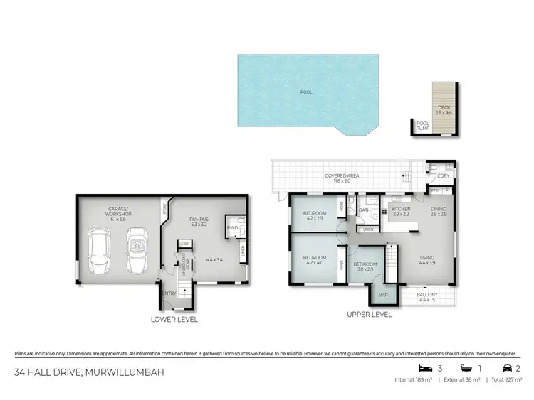 Floorplan of Homely house listing, 34 Hall Drive, Murwillumbah NSW 2484