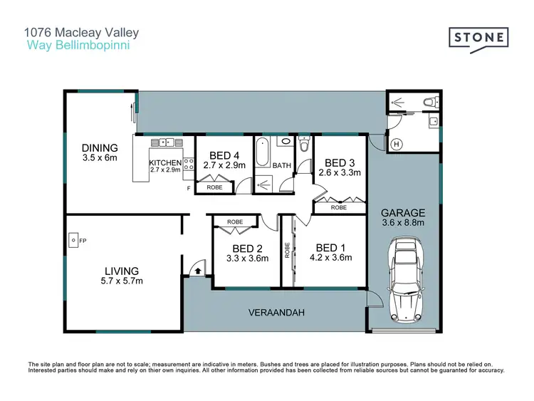 Floorplan of Homely house listing, 1076 Macleay Valley Way, Bellimbopinni NSW 2440