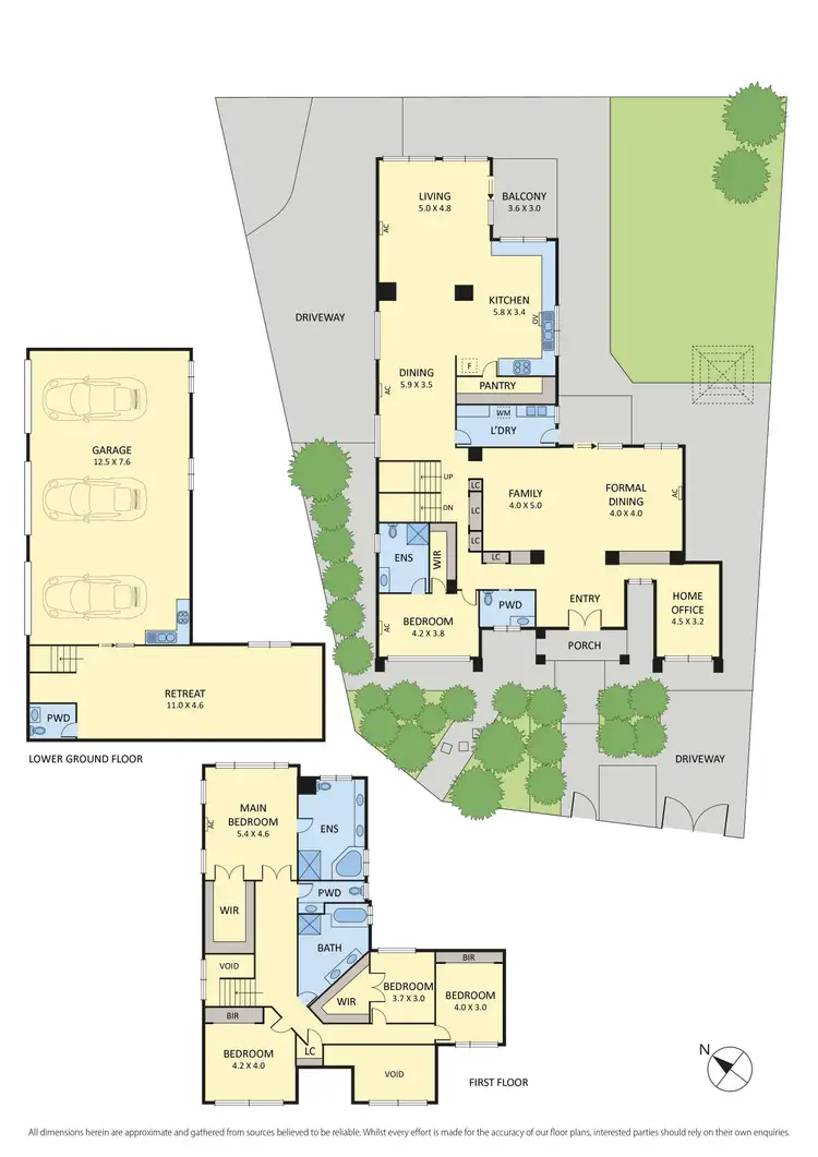 Floorplan of Homely house listing, 61 Dunfermline Avenue, Greenvale VIC 3059