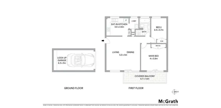 Floorplan of Homely apartment listing, 12/12 Clarke Street, Narrabeen NSW 2101