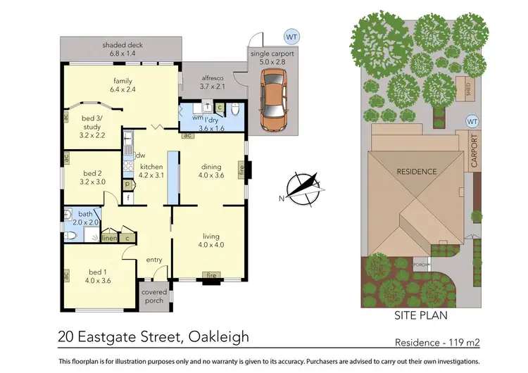 Floorplan of Homely house listing, 20 Eastgate Street, Oakleigh VIC 3166