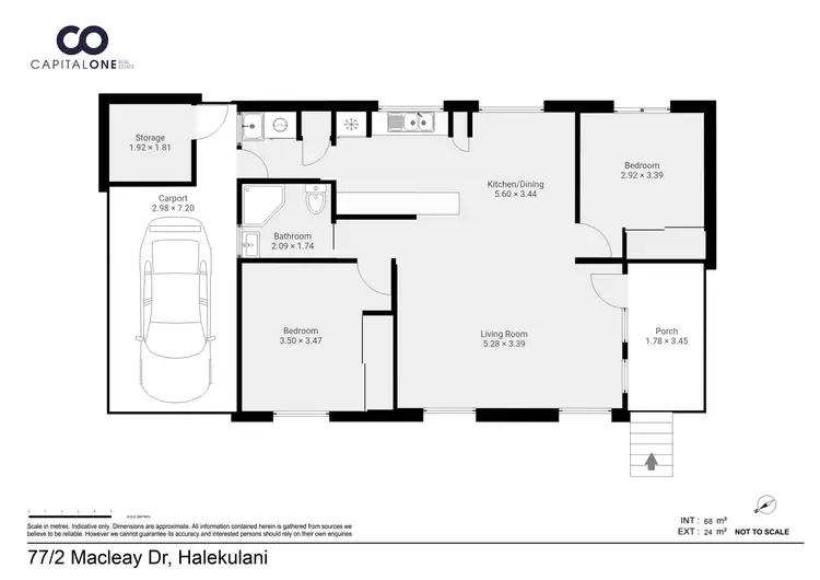 Floorplan of Homely retirement listing, 77/2 Macleay Drive, Halekulani NSW 2262
