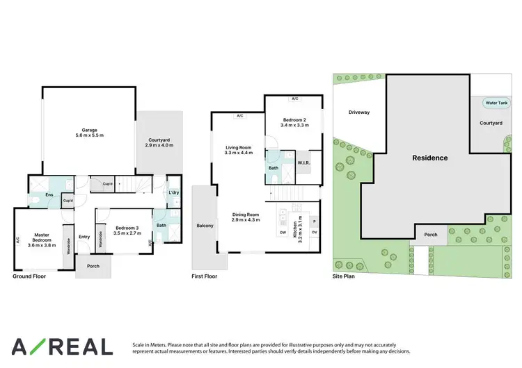 Floorplan of Homely townhouse listing, 115 Separation Street, Northcote VIC 3070