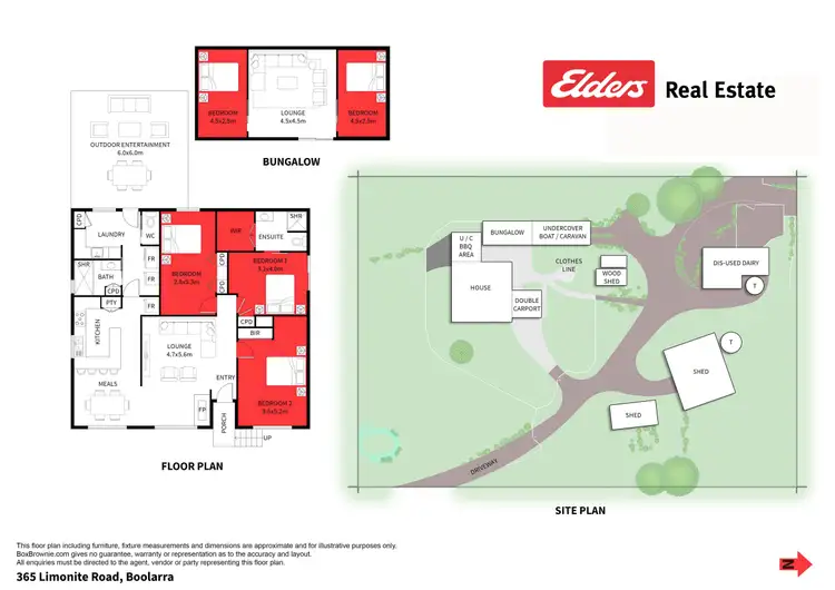 Floorplan of Homely rural property listing, 365 Limonite Road, Boolarra South VIC 3870