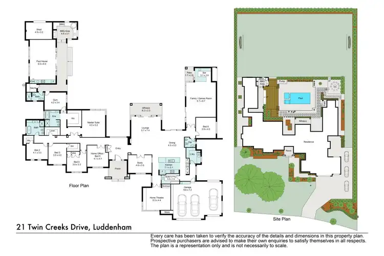 Floorplan of Homely house listing, 21 Twin Creeks Drive, Luddenham NSW 2745