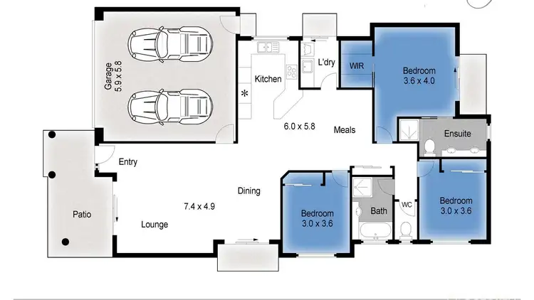 Floorplan of Homely house listing, 56/11 Eden Court, Nerang QLD 4211